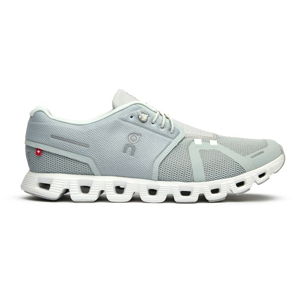 Mens On Cloud 5 Sneakers In Grey/White | Soletrader