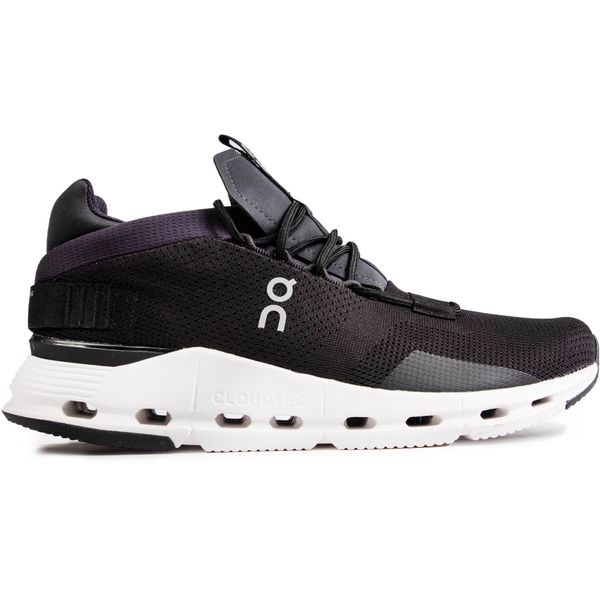 靴 ON Cloudnova Black/White On Cloudnova X Sneaker in White & Black | FWRD