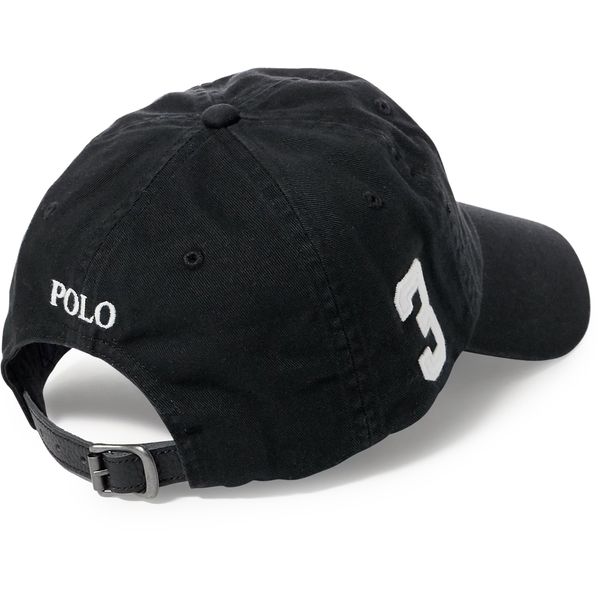 POLO RALPH LAUREN キャップ ブラック Mens Polo Ralph Lauren Classic Big Pony Cap In Black | Soletrader