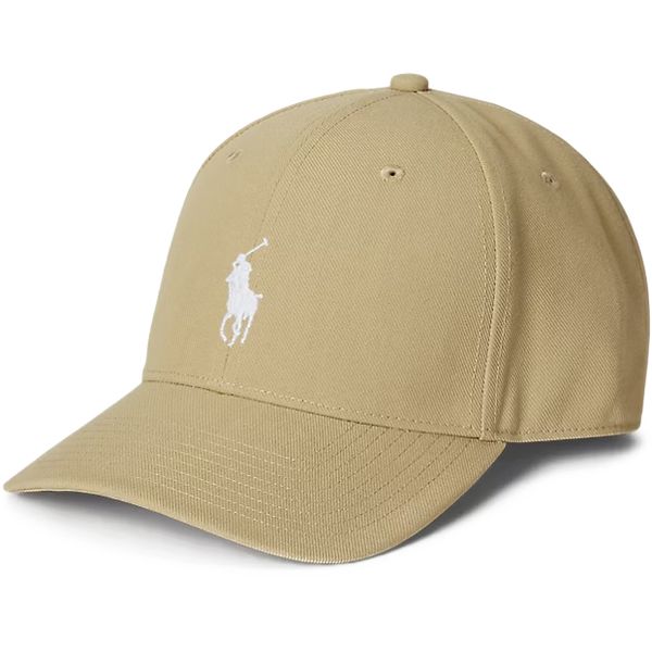 Mens Polo Ralph Lauren Classic High Crown Cap In Khaki | Soletrader