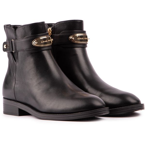 Womens Michael Kors Darcy Flat Boots In Black | Soletrader
