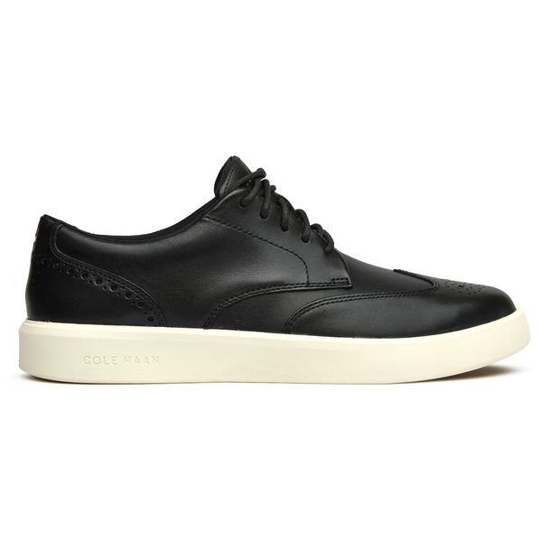 Mens Cole Haan Grand Crosscourt Daily Wing Shoes In Black | Soletrader
