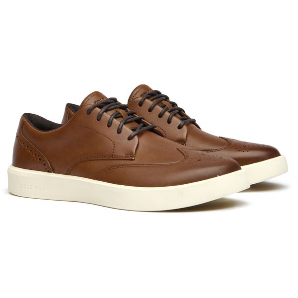 Mens Cole Haan Grand Crosscourt Daily Wing Shoes In Brown | Soletrader