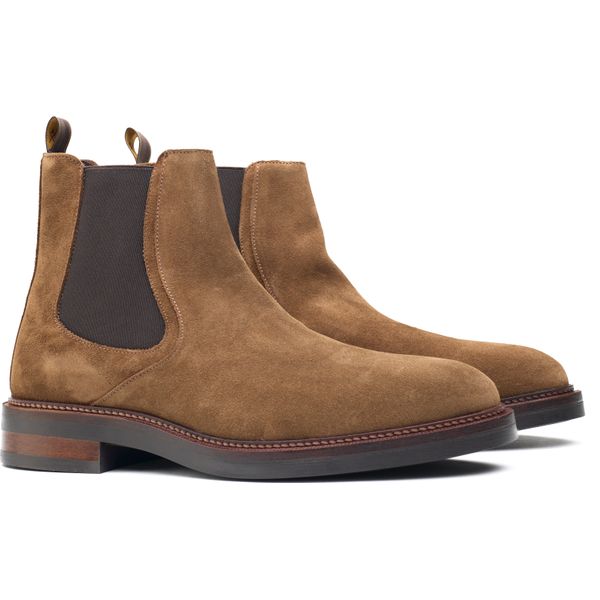 Mens Hackett London Egmont Boots In Tan Soletrader - Main Image