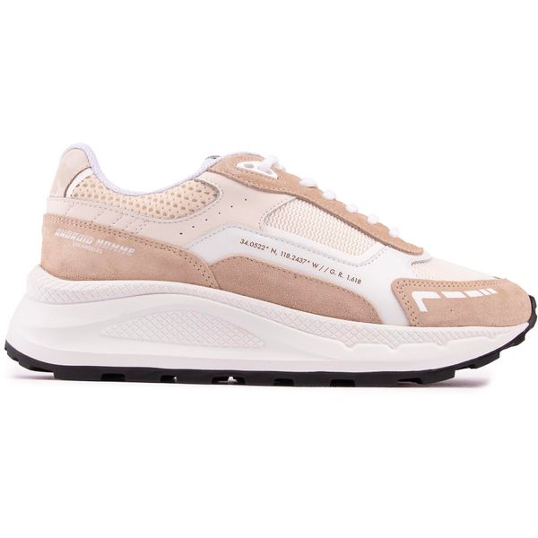 Mens Android Homme El Porto Sneakers In Beige/Cream/White Soletrader - Main Image