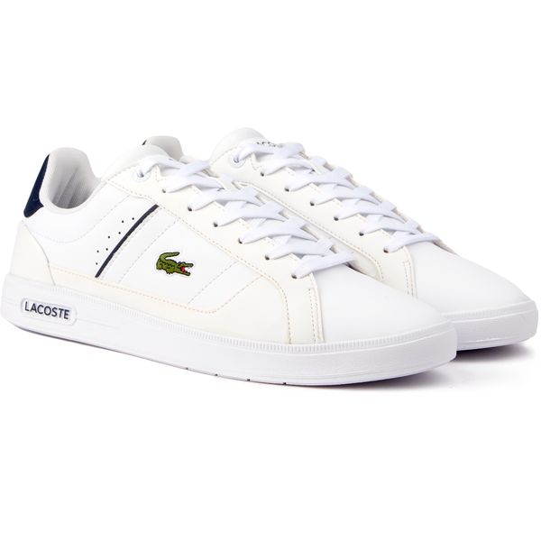 スニーカー Lacoste Men's Sneakers Europa Pro TRI White 7-45SMA0117407 Shoes Universal Men Lacoste Europa Pro Tri 745SMA0117407
