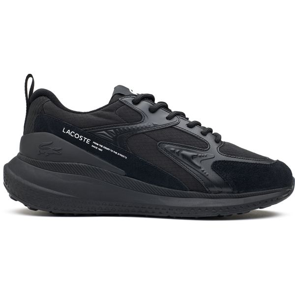 Mens Lacoste L003 Evo Sneakers In Black/Black | Soletrader