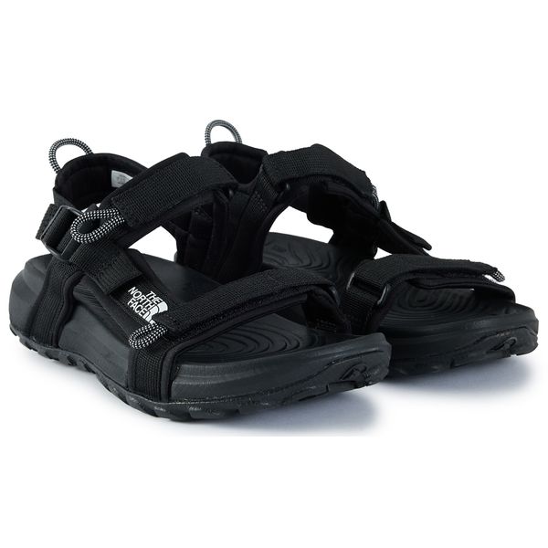 Womens The North Face Explore Camp Sandals In Black | Soletrader