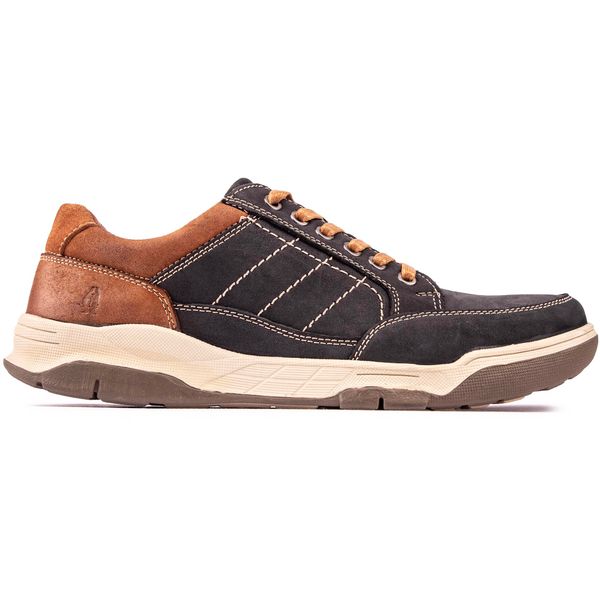 Mens Hush Puppies Finley Shoes In Blue | Soletrader