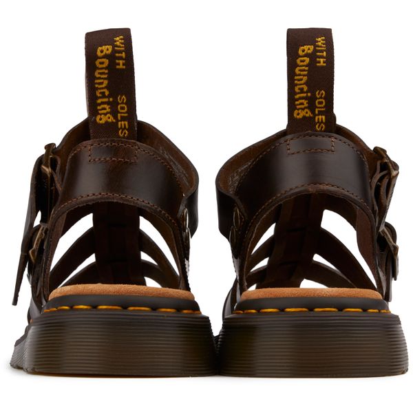 Mens Dr Martens Garin Sandals In Brown Soletrader