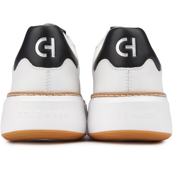 Mens Cole Haan Grandpro Topspin Sneakers In White Black | Soletrader