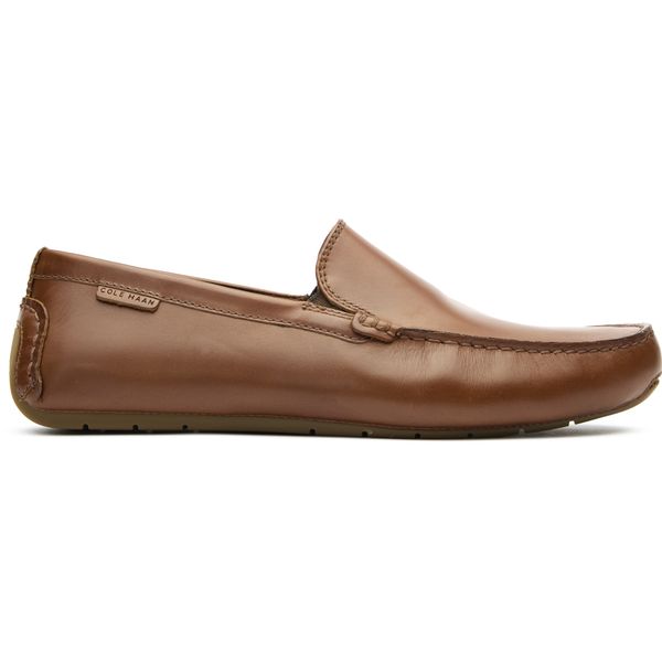 Mens Cole Haan Driving Shoes In Tan | Soletrader display picture 1
