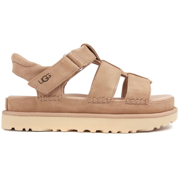 Womens Ugg® Golden Star Strap Sandals In Natural Soletrader