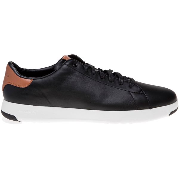 Mens Cole Haan Grandpro Tennis Sneakers In Black/British Tan