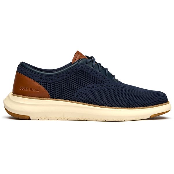 Mens Cole Haan Grand Remix Knit Shoes In Navy | Soletrader