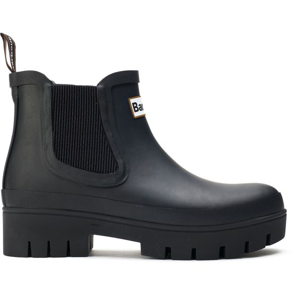 Womens Barbour Halton Boots In Black | Soletrader