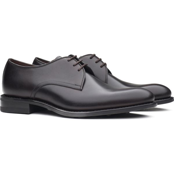 Mens Loake Hempstead Shoes In Brown | Soletrader display picture 2