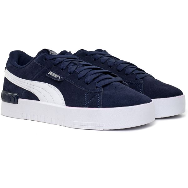 Navy blue puma suede womens best sale