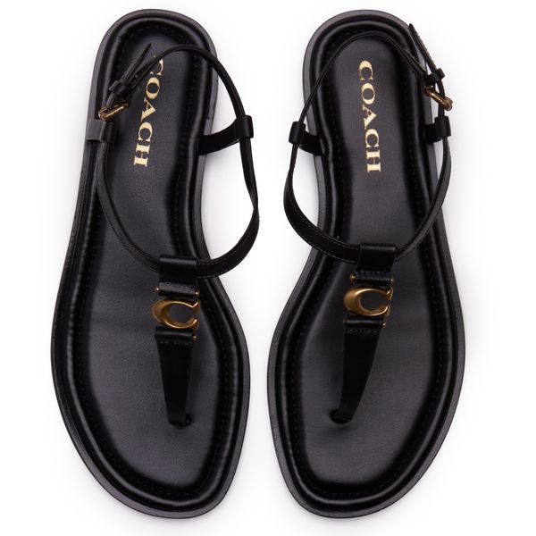 【Coach】 Jessica Sandal レザーサンダル ◆国内発送◆ JESSNDBW-2.jpg