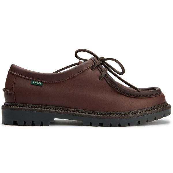 Mens Polo Ralph Lauren Jett Apron Shoes In Brown | Soletrader