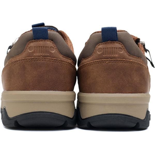 靴 junpeen Mens Jeep Spirit Michigan Zip Sneakers In Cognac | Soletrader