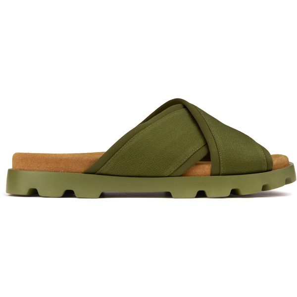 Mens Camper Brutus Sandals In Green | Soletrader