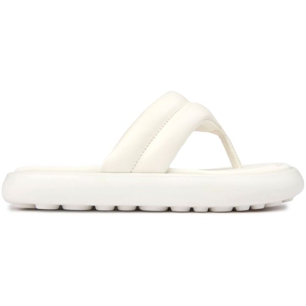 Camper Women s Pelotas Flota White Flat Sandals 6