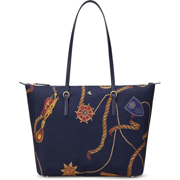 トートバッグ LAUREN RALPH LAUREN Woman Tote bags Blue 431956937 001 Lauren Ralph Lauren Large Keaton Tote Bag | Blue | FARFETCH CA