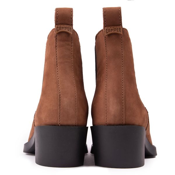 Camper Bonnie - Ankle Boots for Women - Brown, Size 5, Suede