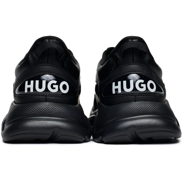 Mens Hugo Leon Runn Sneakers In Black | Soletrader