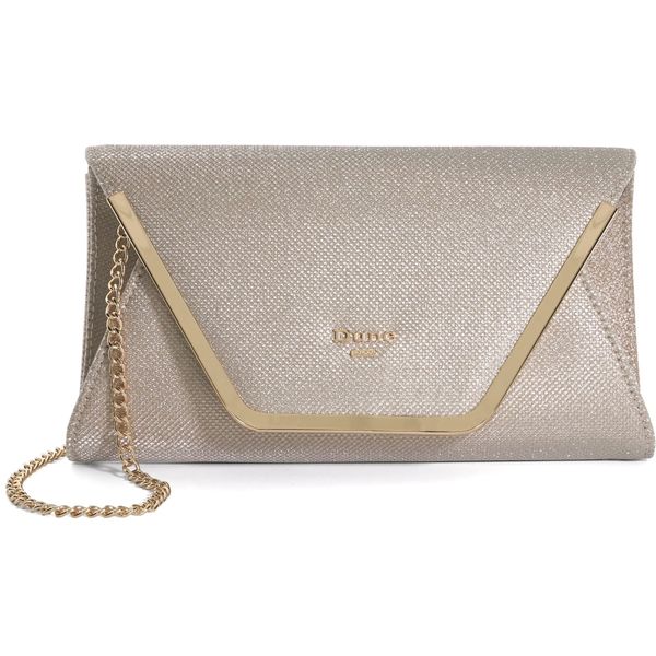 Womens Dune London Espresso Clutch Bag In Metallic | Soletrader