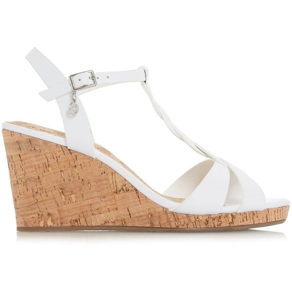 Womens Dune London Koala Wedges In Metallic Soletrader