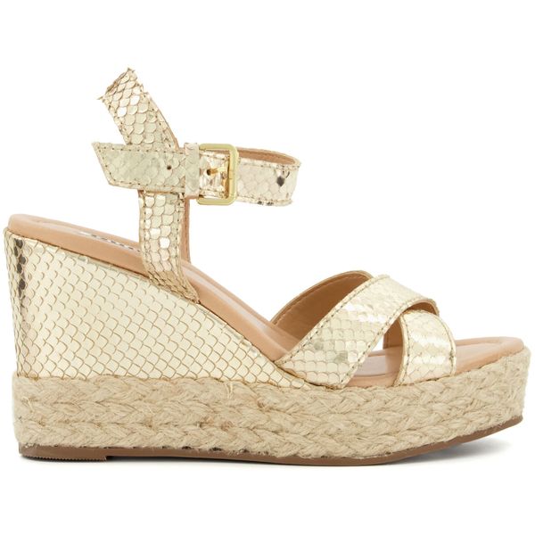 Womens Dune London Kind Wedges In Metallic | Soletrader