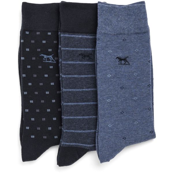 Mens Rodd & Gunn Seacliff Multi Socks 3 Pack In Blue Multi | Soletrader