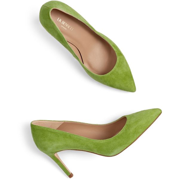 Womens LK Bennett Floret Shoes In Green Soletrader