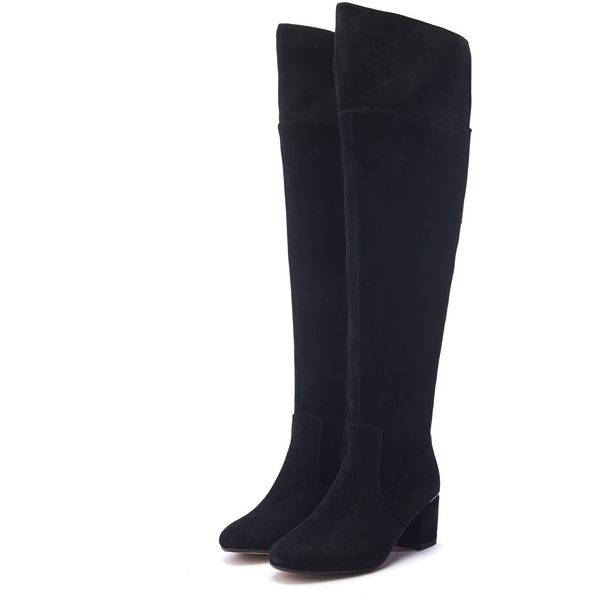 Womens Moda In Pelle Retta Boots In Black Soletrader