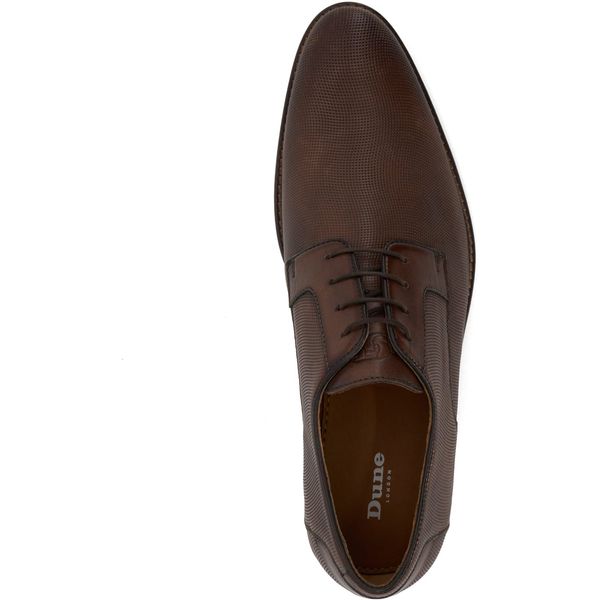 Mens Dune London Billiard Casual Shoes In Brown | Soletrader
