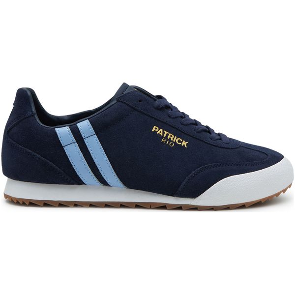 Mens Patrick Rio Runner Trainers In Navy | Soletrader