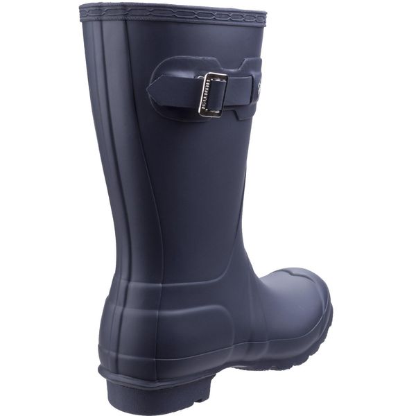 Womens Hunter Original Short Wellington Boots In Navy Soletrader