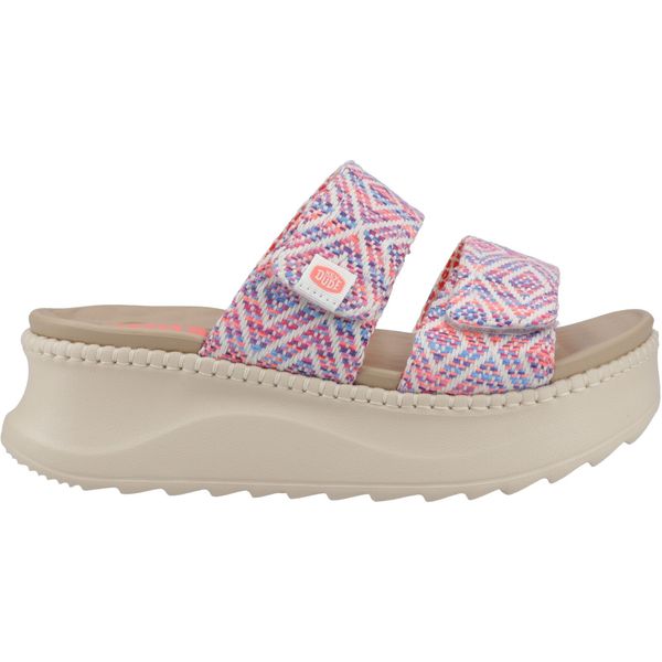 Hey Dude 43210 Delray Slide Surf Baja Blue Multi Sandali