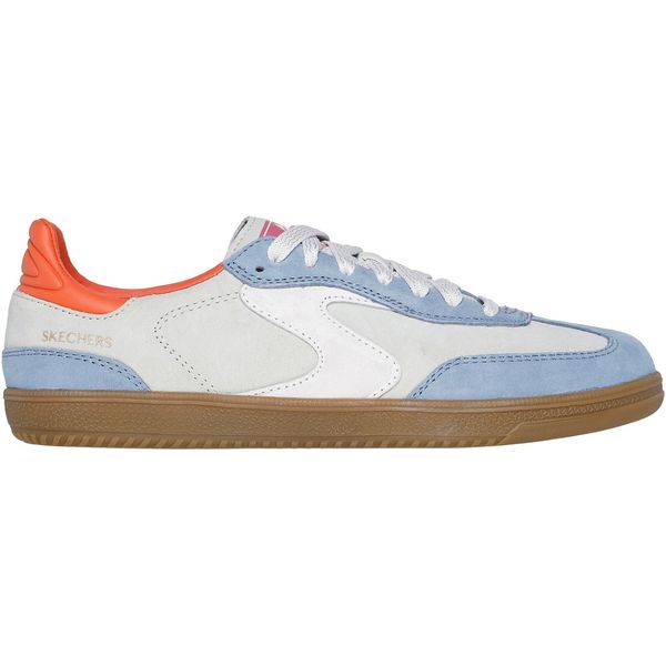 Womens Skechers Hotshot For The Win Trainers In Light Blue/Multi