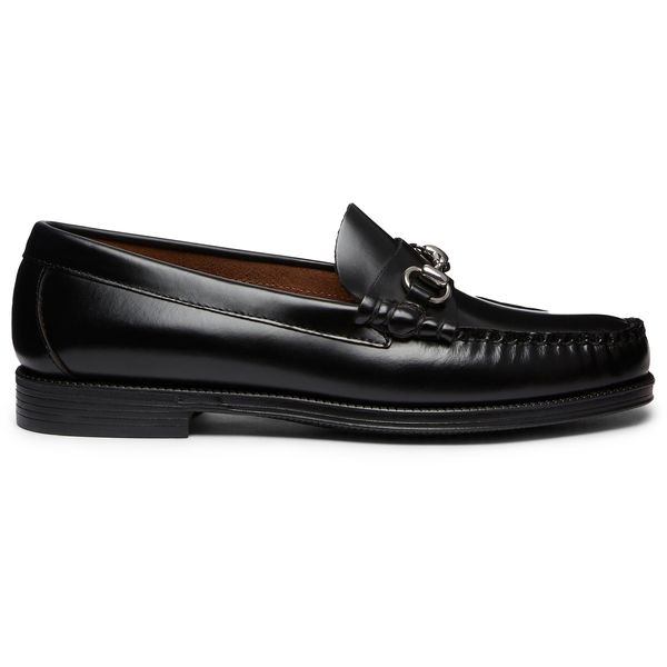WEejuns Lincoln Moc Liner ブラック US 6 Mens G.H.Bass Easy Weejuns Lincoln Penny Loafers In Black Leather