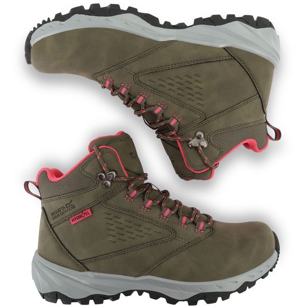 Regatta Ladies Regen Walking Boots /Lilac Bloom) in Black | UK