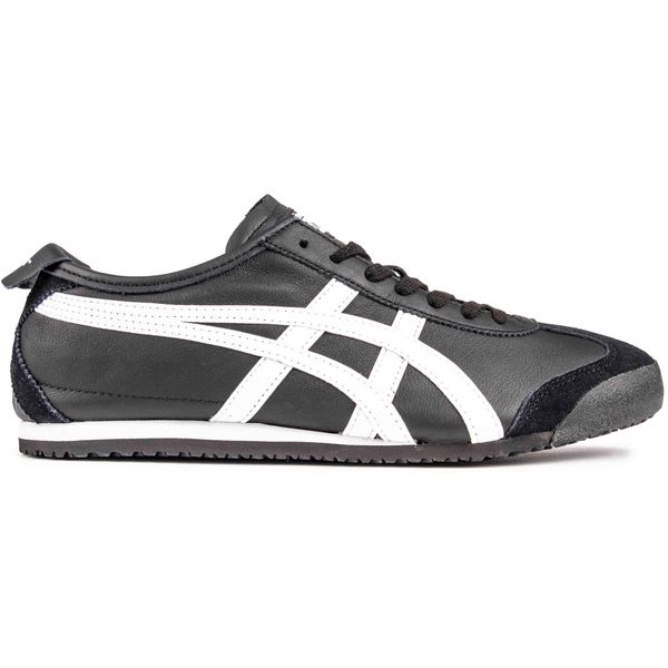 Mens Onitsuka Tiger Mexico 66 Trainers In Black/White | Soletrader