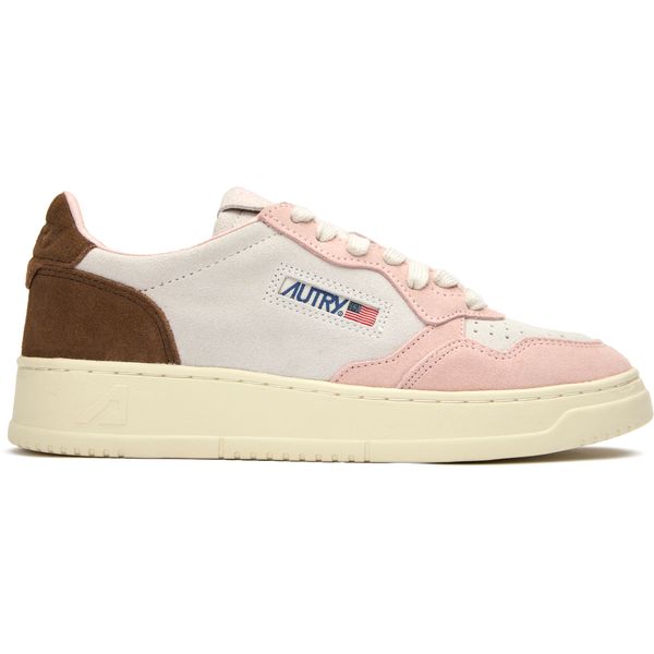 ★送料・関税込★Autry★LOW SNEAKERS スニーカー★WHT PINK★ Womens Autry Medalist Low Sneakers In White/Pink | Soletrader