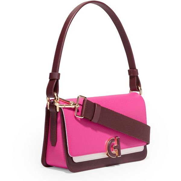 Cole Haan Pink / Purple popular Leather Crossbody Bag