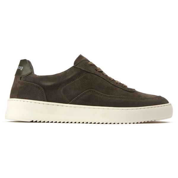 Mens Filling Pieces Mondo Suede Sneakers In Olive Soletrader