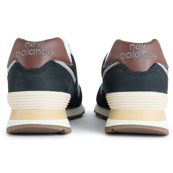 Mens New Balance 574 Sneakers In Black | Soletrader