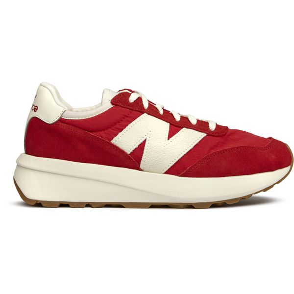Mens New Balance 370 Sneakers In Red | Soletrader