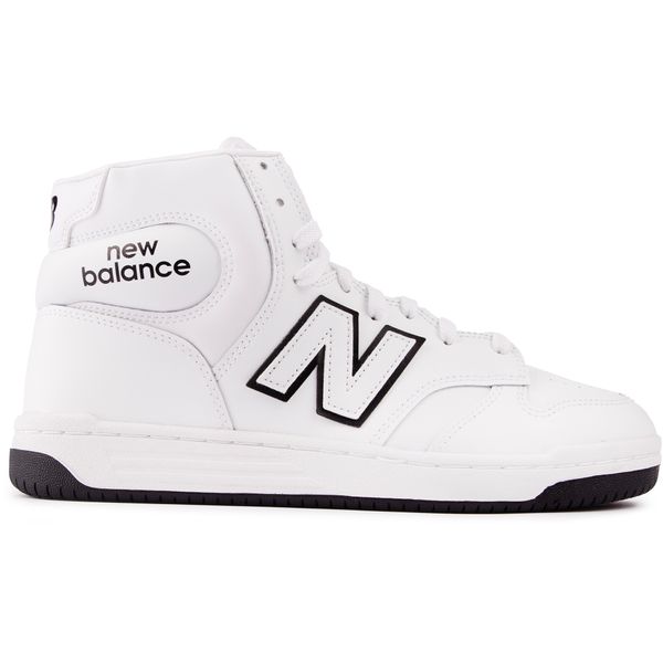Mens New Balance 480 Sneakers In White/Black | Soletrader